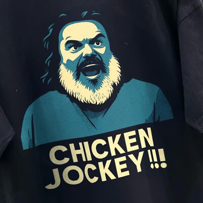 Chicken Jockey T-Shirt Minecraft Jack Black Funny Meme Tee Chickenjockey Gift