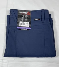 GERRY Venture Commuter Pant, Men's 30x34, Blue, Relaxed Fit Comfort Stretch, NEW