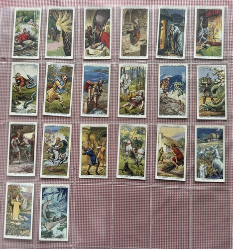2X Full set CHURCHMAN Legends of Britain 1936 + Interesting Door-Knockers 1928 - Foto 8 di 9