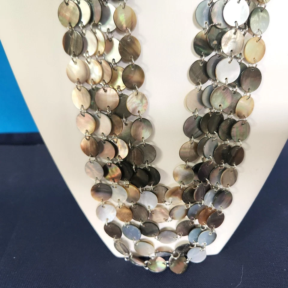 Collar + Juego de Pulsera Madreperla Gotas Luna Lia Sophia Foto 4 de 4