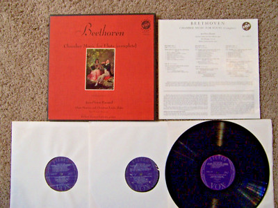 Beethoven Chamber Music For Flute (Complete) JEAN-PIERRE RAMPAL 3XLP Vox Box NM!