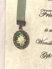 Back To Classic Design BOOK MARK Beautiful Classic 3D Flower Friend Gift Cameo