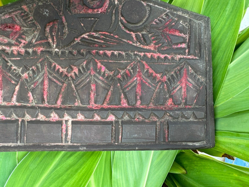 Ancient Rare Hand Carved Stone Primitive Tribal Hindu Goddess Laxmi Feet Figure - Picture 10 of 15
