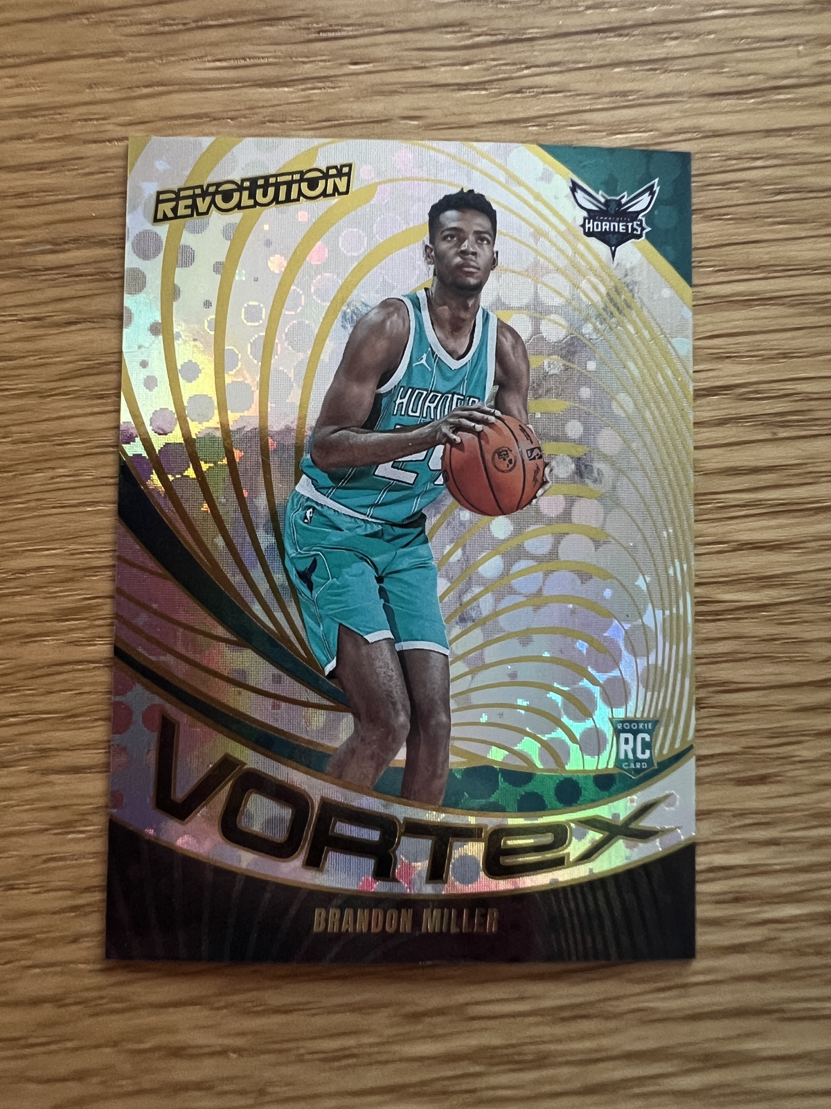 2023-24 Panini Revolution #3 Vortex Brandon Miller Rookie RC Insert Hornets