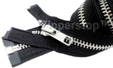 10 pcs Medium Weight Zipper YKK 5 Aluminum Metal Separating Made USA