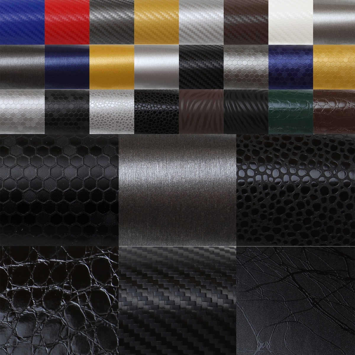 33&euro;/m&sup2; Oracal 975RA Autofolie Gegossen Folie 3D Struktur Carbon Honeycomb Alu