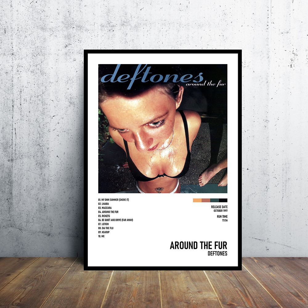 Around the Fur Deftones Album Poster 20x30" Custom Canvas Print Music Poster