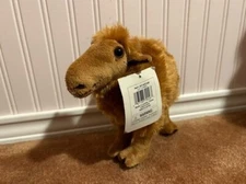 WTag Adventure Planet Plush Camel Poseable Legs 12" Realistic Stuffed Animal Toy