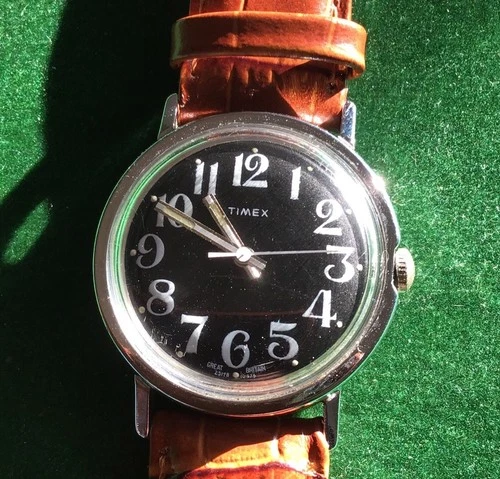 Vintage Men’s Timex Mercury Easy Read Watch Wind Up Year 1979 Clean Working