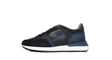 New! Magnanni Men's Azul Leather Sneaker Blue Size 7 US 39 EU M DD565 24748