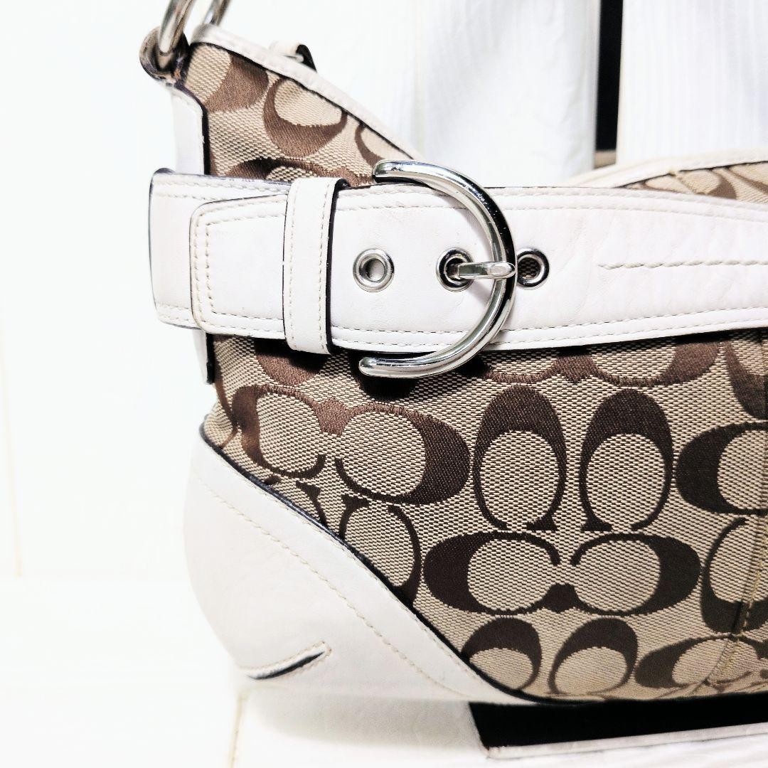 COACH One Shoulder Bag Signature Y2K Leather Soho - Gem