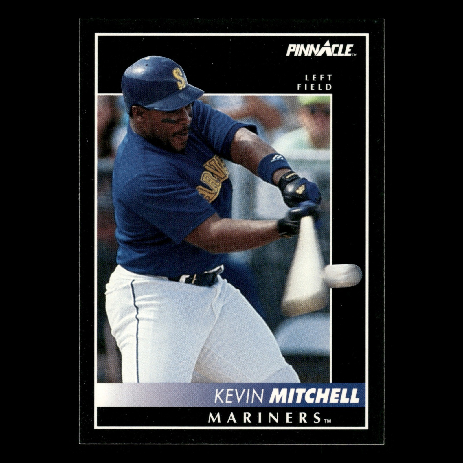 Kevin Mitchell #393 1992 Pinnacle Seattle Mariners Baseball Card MLB