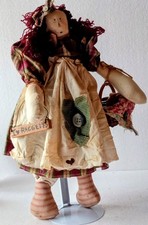 Vintage Primitive Raggedy Ann Doll 16"  C-R. NV 4