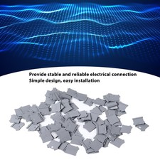 100PCS Terminal Partition Plates PA66 Block End Cover Separation Baffle For UK3N