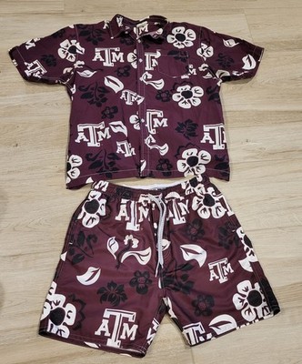 Texas A&M Aggies Hawaiian Shirt Men's Large