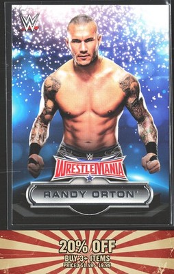 2016 Topps WWE Road to Wrestlemania #8 Randy Orton WrestleMania 32 Roster
