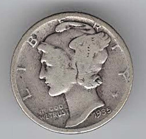 1935 Mercury Dime - Nice Silver - #20