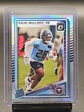 2025 Donruss - Kalel Mullings - Rated Rookie Silver Optic Preview Holo Prizm