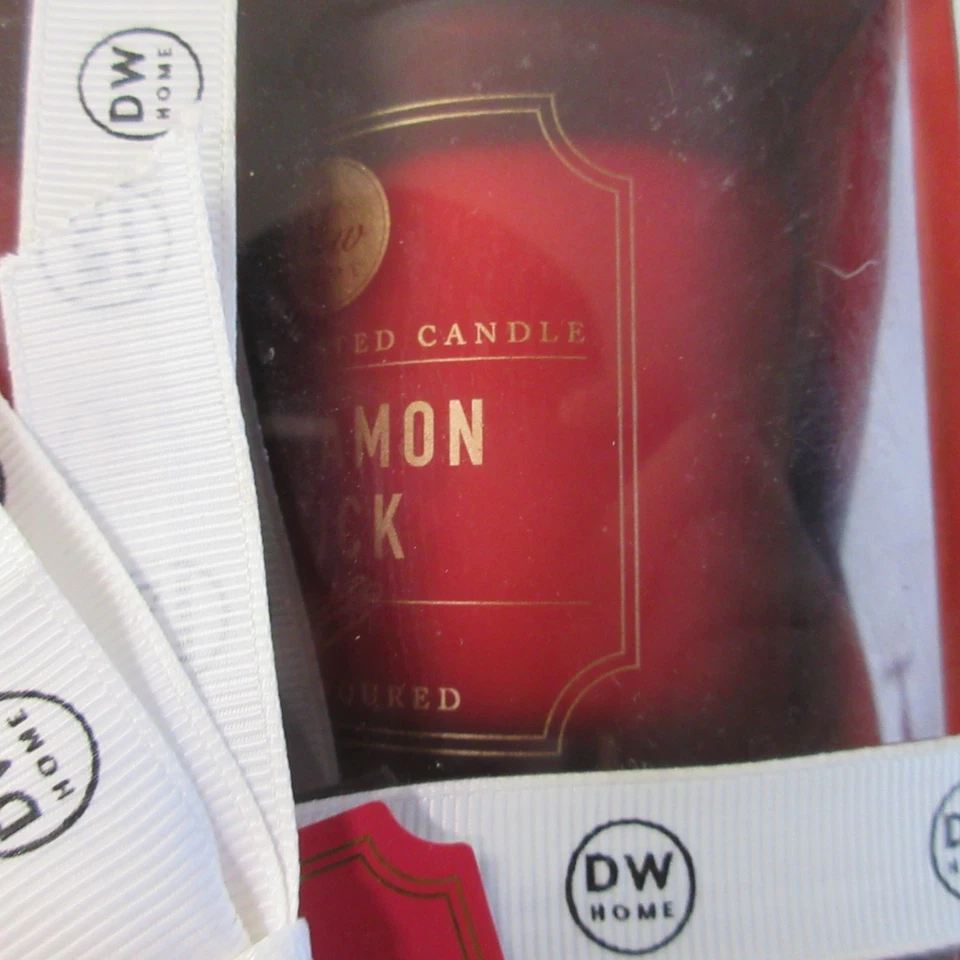 DW HOME VELA CANELA PALO JUEGO DE 4 RICAMENTE PERFUMADO 1 MECHA CERA DE SOJA MINI 3,8 oz Foto 2 de 4