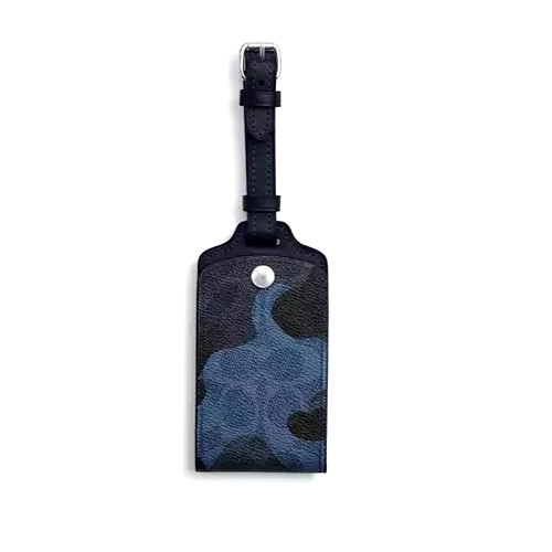 Tag Adjustable Strap Signature Camo Print Blue Multi Cx877 N
