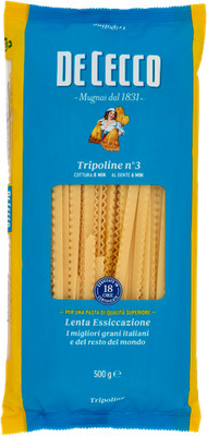 Nudeln Tripoline3 500g - De Cecco