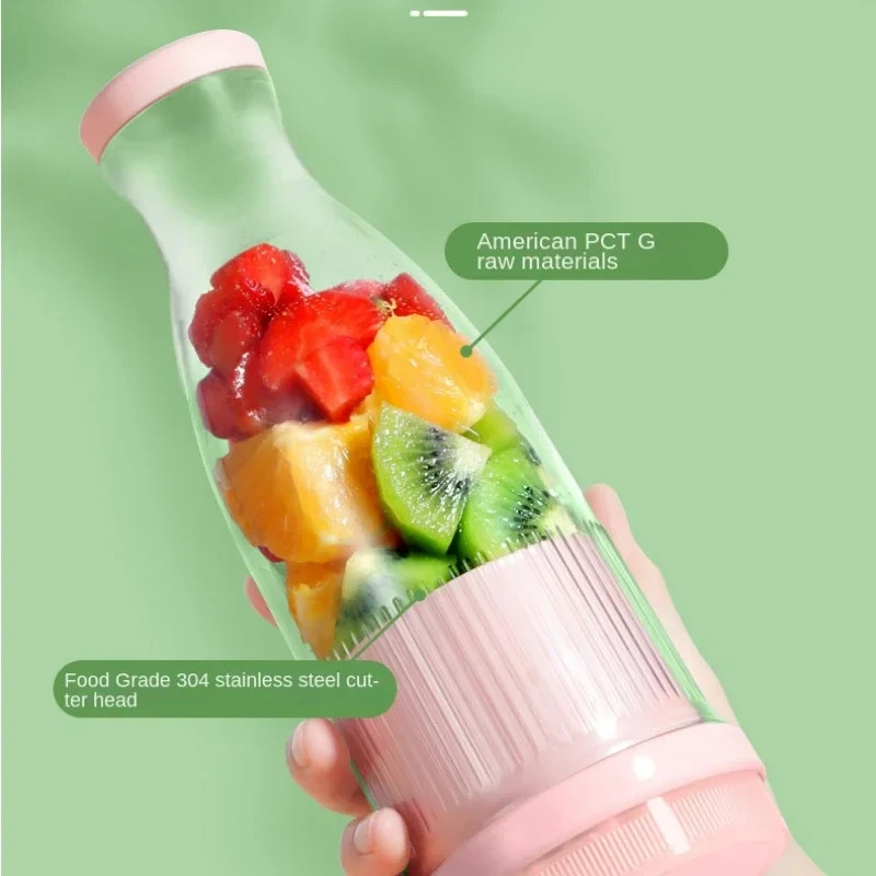 Portable Blender 14 OZ Personal Mini Protein Shakes Juicer C