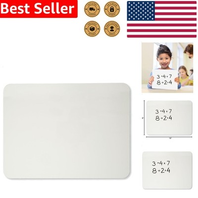 Student Lapboard Dry Erase 9x12 Teacher Classroom Durable Plain Reusable Writing