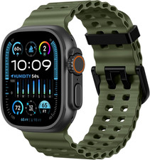 Ocean Sport Band Compatible with Apple Watch Ultra 2/Ultra Band for Men 49Mm 46M