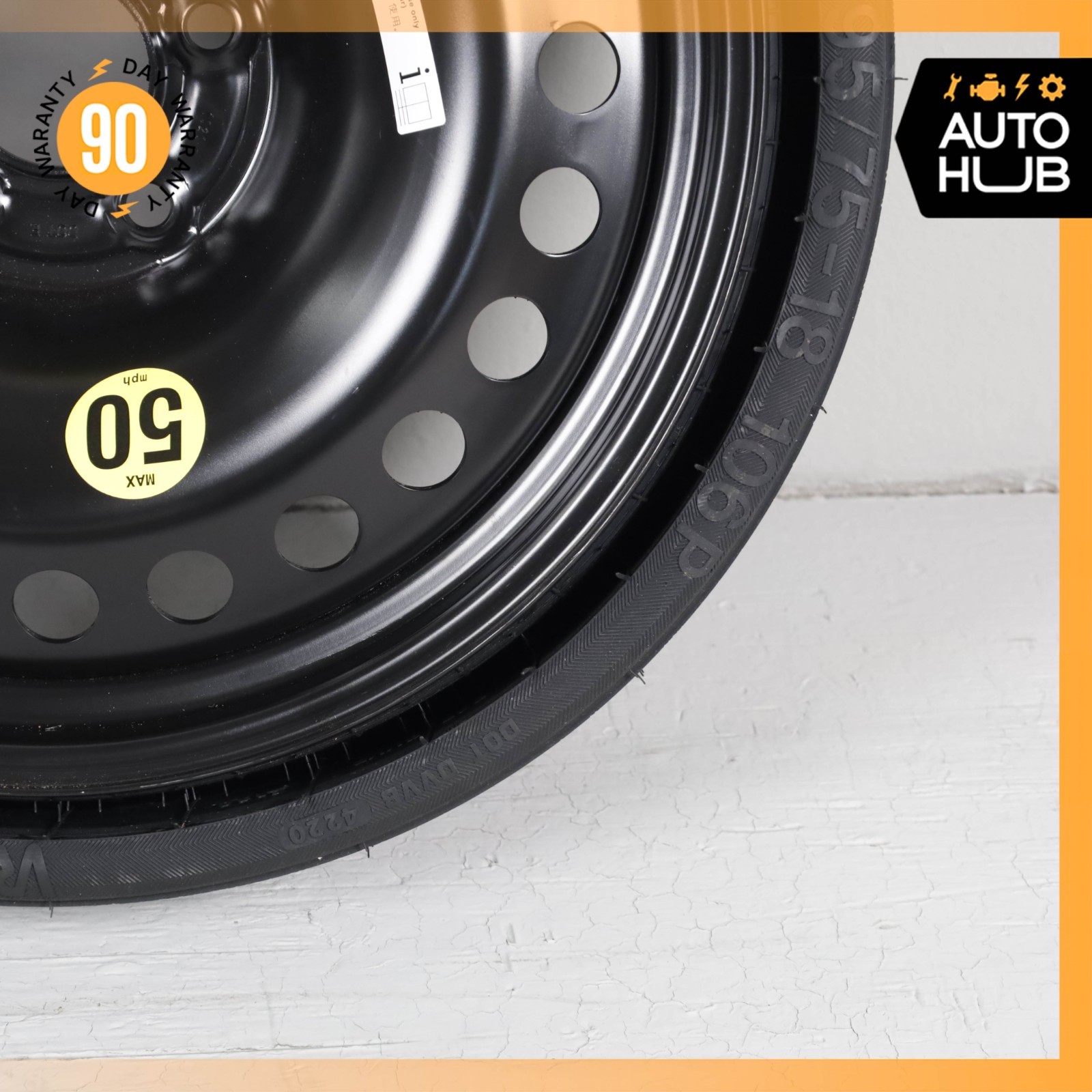 Maserati Levante M161 S Q4 Emergency Spare Tire Wheel Donut Rim 18 18" OEM 35k