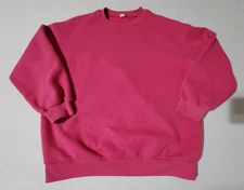 Anrabess Sweatshirt Pink Size M Pullover Poly Cotton