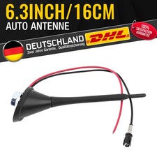 2in1 Set KFZ Stabantenne 18cm + Auto Antennensockel RAKU 2 Verstärker Antenne