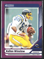 2024 Donruss Football Kellen Winslow Purple Press Proof #273