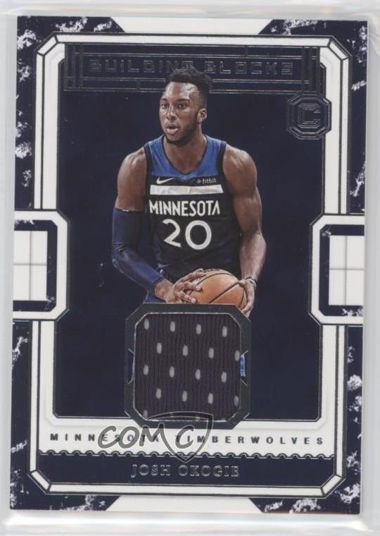 2018 Panini Cornerstones Building Blocks Memorabilia Josh Okogie Rookie RC rg2
