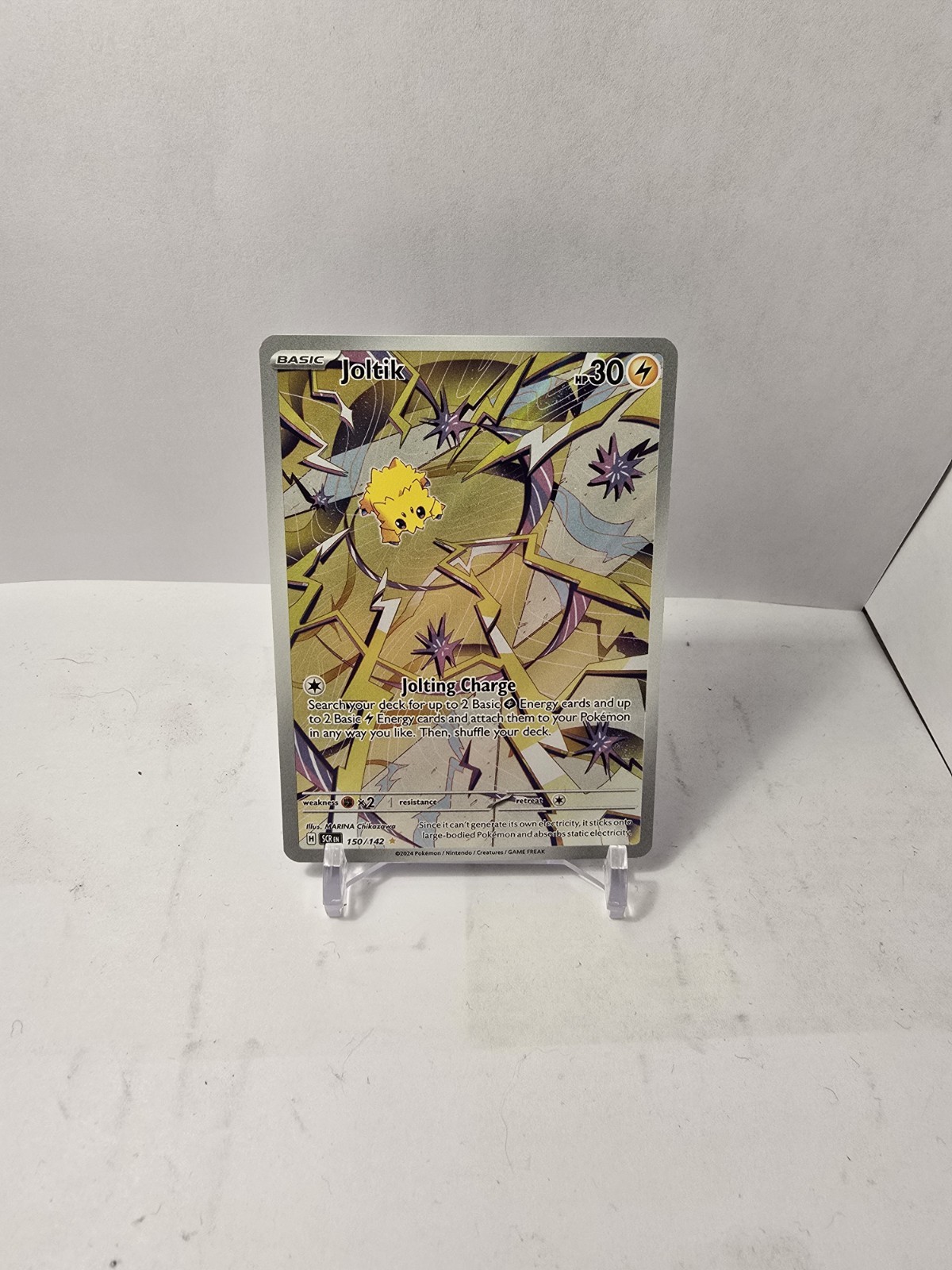 Pokémon Tcg Joltik Illustrator Rare Stellar Crown 150/142 Near Mint
