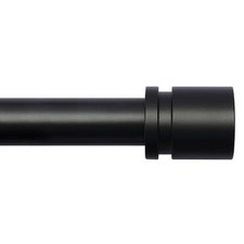 Curtain Rods for Windows 16 to 144 Inches Adjustable Length 1 Inch Diameter W...