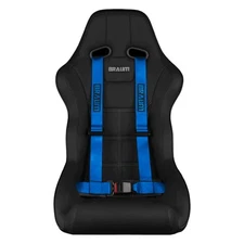 Braum BRH-BUP4 4-Point 2" Strap Harness Belts, Blue