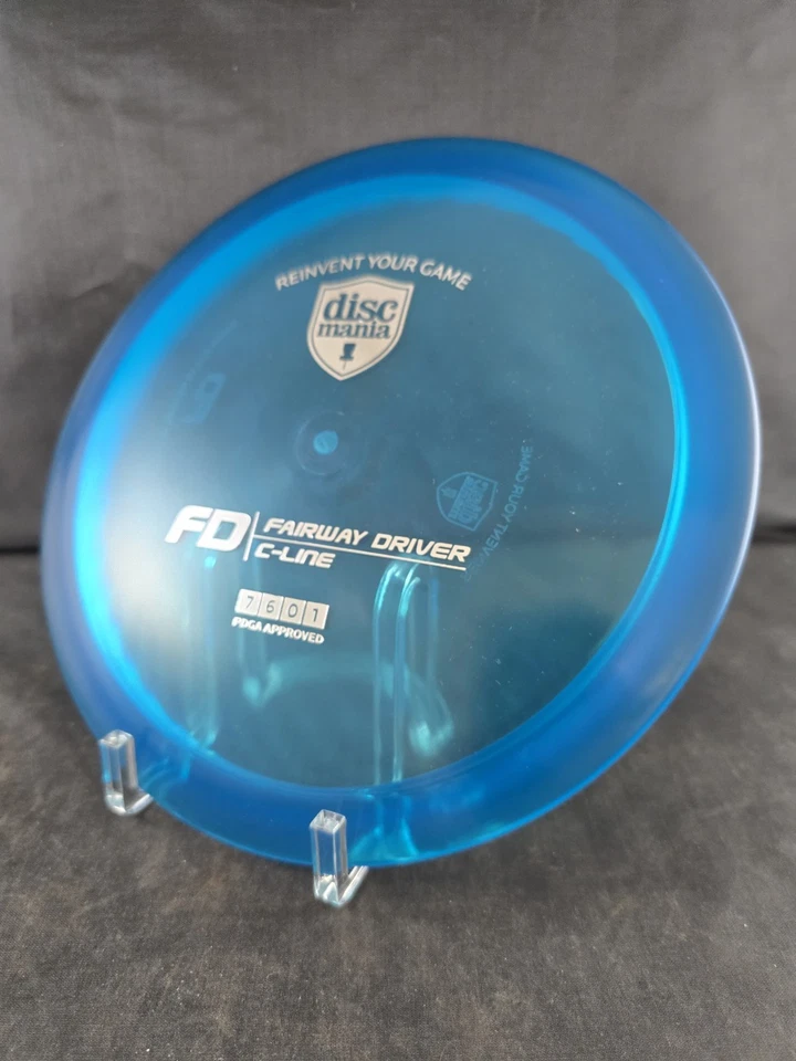 NUEVO Disco de golf Discmania C-Line FD 176g azul plata lámina para conductor de calle Foto 2 de 4