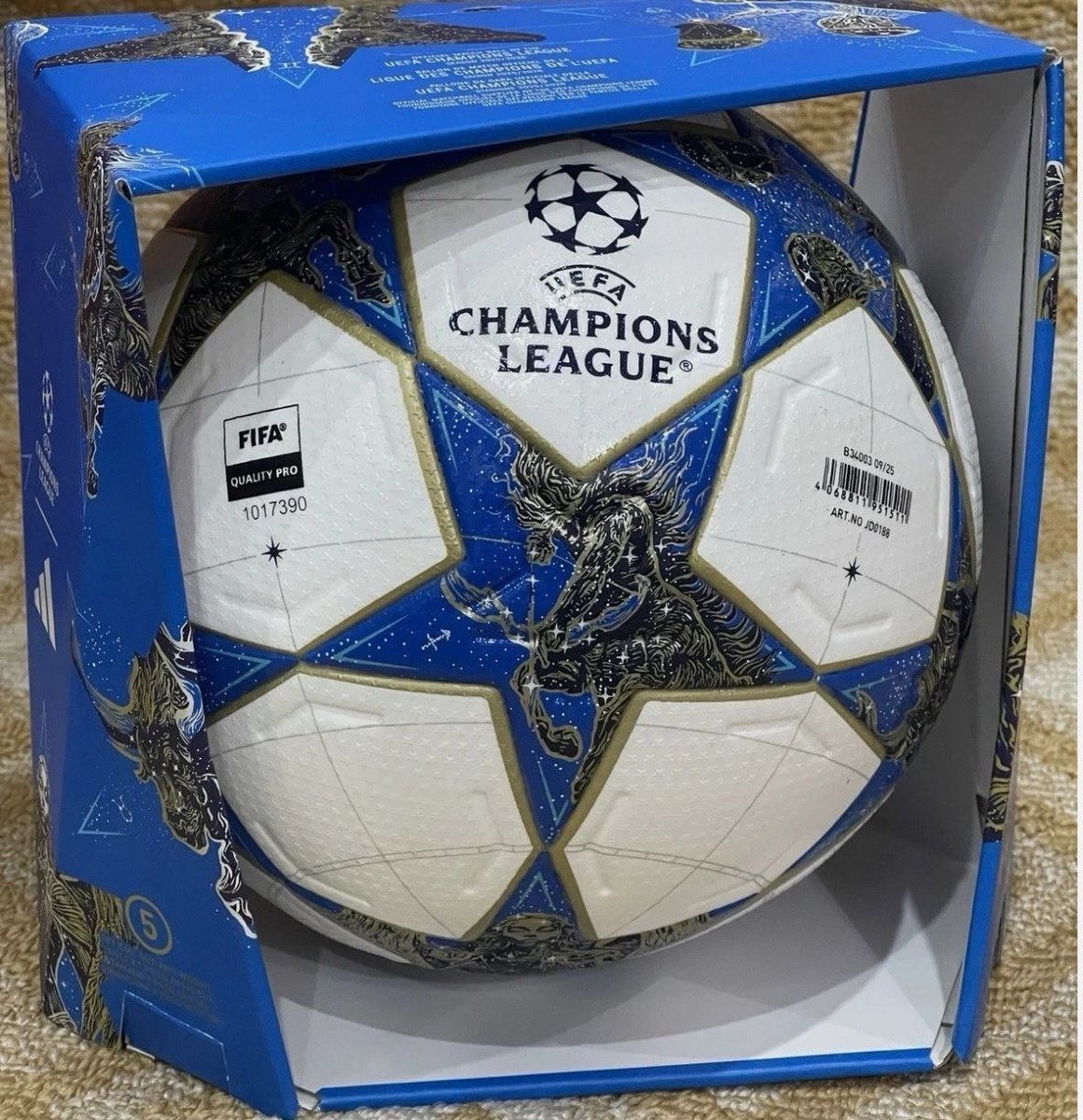 Adidas Champions League 2025/2026 Official Match Ball UCL Original