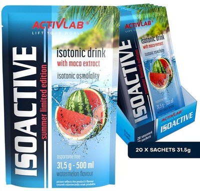Activlab Isoactive, 20 x 31,5 g Beutel, Watermelon