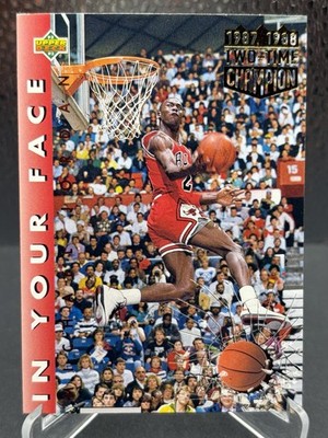 1992-93 Upper Deck - Michael Jordan #453 1987, 1988 Two-Time Champion
