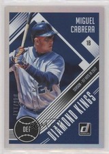 2018 Panini Donruss Diamond Kings Stat Line Season 46/117 Miguel Cabrera #9 w7p