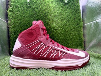 Nike Hyperdunk 2012 524882-600 Athletic Sneaker Mens 10.5 Red Leather Basketball