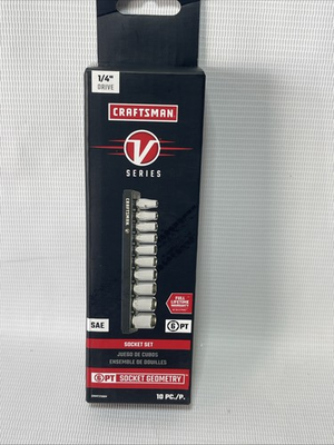 #ad #ad Craftsman V Series Socket Set 10 Piece SAE with Magnetic Rail CMMT17300V $22.95