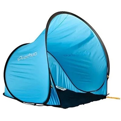 Quechua 2 Sekunden einfaches Pop-Up Strand Festival Zelt Unterstand (blau) 110x105x145CM