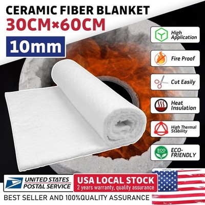 10mm High-Temperature 2500  Ceramic Fiber Insulation Blanket For Glass Blowing