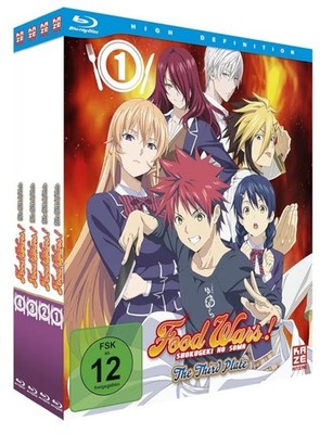 Food Wars! The Third Plate-Staffel 3 - Gesamtausgabe-Bundle -Vol.1-4 - [Blu-ray]
