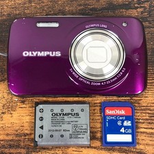   Excellent    Olympus VH-210 Digital Camera Purple strap, battery, SD card