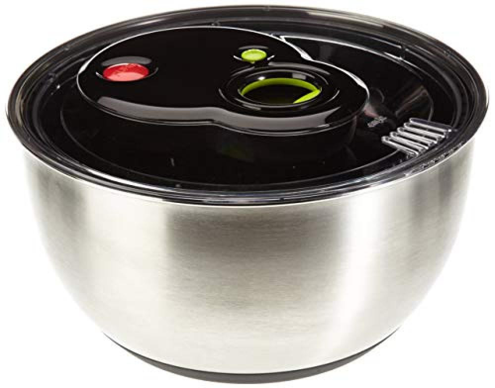 (TG. 4.5 L) Emsa Turboline Centrifuga Insalata 4.5 l, Acciaio Inossidabile, Acci