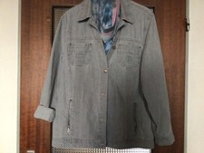 Jeansjacke grau Gr 46 top Theaplus/ Adler