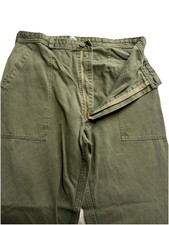 Baker Vietnam Era Cotton Sateen Button Fly OG 107 Pants 1960s